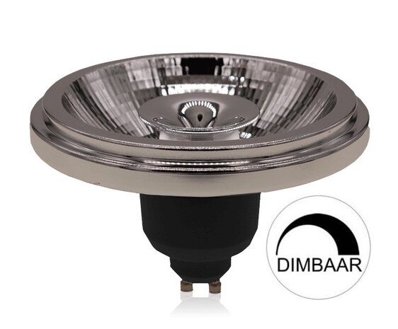 ES111 LED SPOT 24° REFLECTOR DIMBAAR 230V GU10 12W ZWART