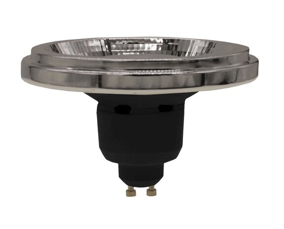 ES111 LED SPOT 24° REFLECTOR DIMBAAR 230V GU10 12W ZWART