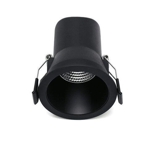 LED INBOUWSPOT 40° IP44 DIMBAAR 230V 6W 502LM ZWART