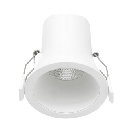 LED INBOUWSPOT 60° IP44 DIMBAAR 230V 9W 666LM WIT