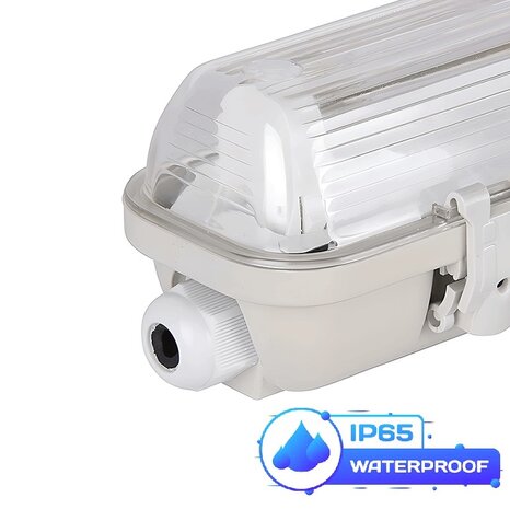 IP65 LED TL-ARMATUUR 60CM ENKEL 230V T8 G13 