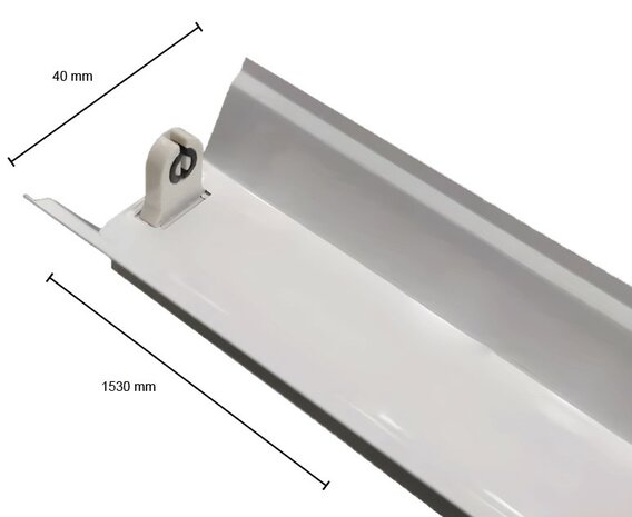 IP22 LED TL-ARMATUUR REFLECTOR 1 X 150CM 230V T8 G13 