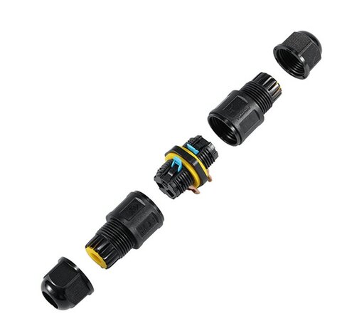 IP68 VERBINDINGSMOF QUICK CONNECTOR 3-POLIG 