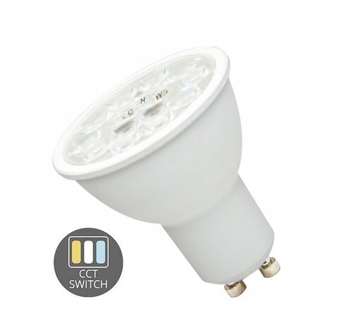 GU10 LED SPOT CCT-SWITCH 230V 6W 450LM 38° 