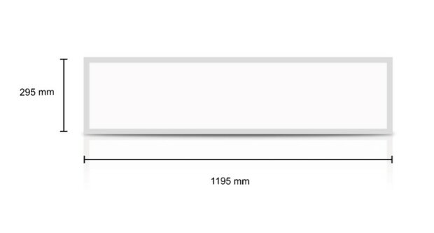 LED PANEEL BACK-LIT 120X30CM UGR-17 30W 4050LM 135LM/W