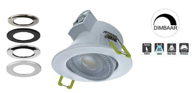 LED DOWNLIGHT COMPACT ECO RB IP44 5,5W 550LM 4000K 