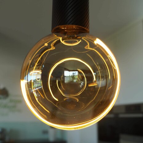 SEGULA LED ILLUSION GLOBE 125 CRESCENT TOP SMOKEY 6W 1900K 