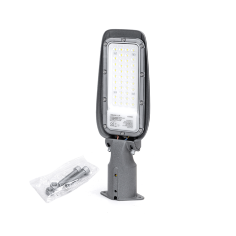 LED STRAATLAMP MET DAGLICHTSENSOR IP66 230V 30W 4576LM 