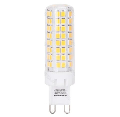 LED G9 GU9 LAMP 230V 7W=61W 820LM WARM WIT 3000K 