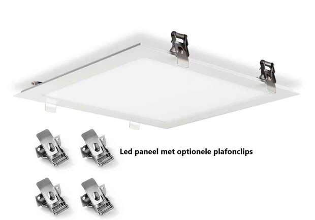 LED PANELEN PLAFONDCLIPS 4-SET 