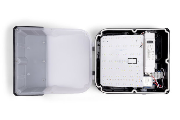 LED WALL PACK DAGLICHTSENSOR IP65 IK10 230V 20/30W CCT 3000K/4000K/6000K