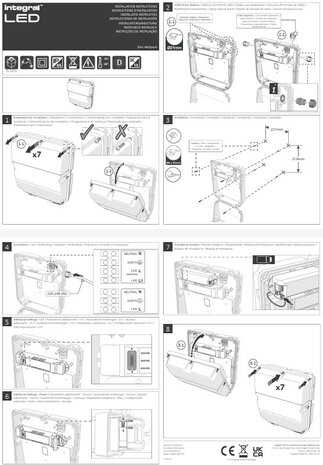 LED WALL PACK DAGLICHTSENSOR IP65 IK10 230V 20/30W CCT 3000K/4000K/6000K