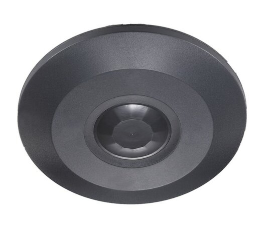 LED BEWEGINGSMELDER PLAFOND OPBOUW ZWART 360° 1-1000-WATT 