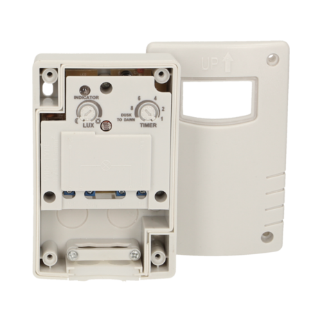 LED SCHEMERSCHAKELAAR ZWART IP44 230V 10-1.200W