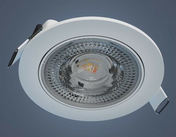 LED INBOUWSPOT 0-90° ZWENKBAAR 230V 6,5W 850LM CCT-SWITCH