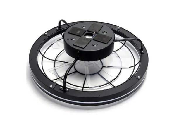 LED PLAFONDVENTILATOR MET LAMP ZWART 40W 4400LM DIMBAAR 2700K-6500K
