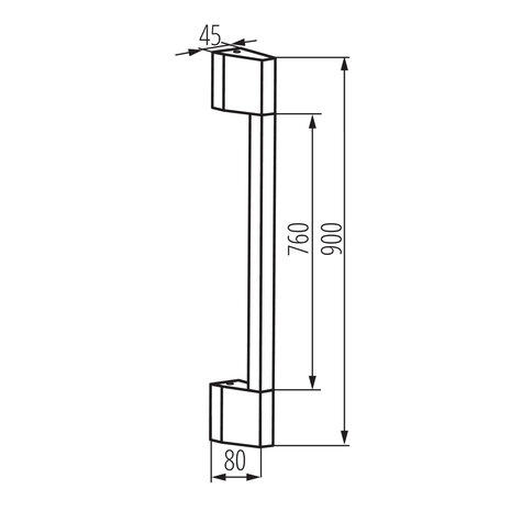 LINEAIRE LED WANDLAMP YALTE-D 330° ZWENKBAAR IP54 230V 8W 370LM 