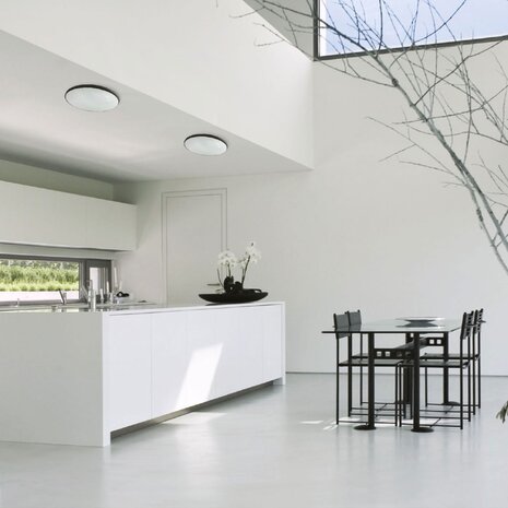 LED PLAFONDLAMP BLACK & WHITE CCT IP54 230V 24W 3150LM 