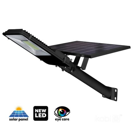 SOLAR LED STRAATLAMP SENSOR/REMOTE IP54 1100LM 4000K 