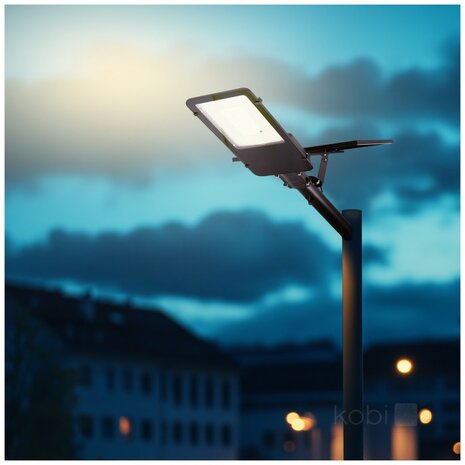 SOLAR LED STRAATLAMP SENSOR/REMOTE IP54 1100LM 4000K 
