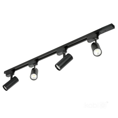 1-FASE TRACK SET NEXTRACK BLACK 1-METER - 4 X RAILSPOTS 