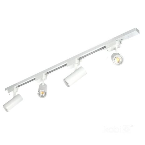 1-FASE TRACK SET NEXTRACK WHITE 1-METER - 4 X RAILSPOTS 
