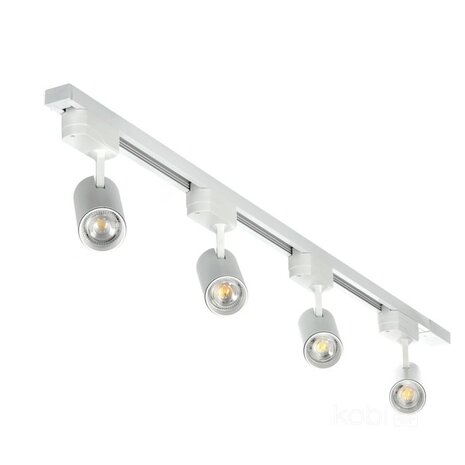 1-FASE TRACK SET NEXTRACK WHITE 1-METER - 4 X RAILSPOTS 
