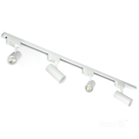 1-FASE TRACK SET NEXTRACK WHITE 1-METER - 4 X RAILSPOTS 