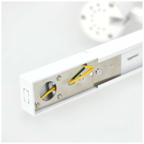 1-FASE TRACK SET NEXTRACK WHITE 1-METER - 4 X RAILSPOTS 
