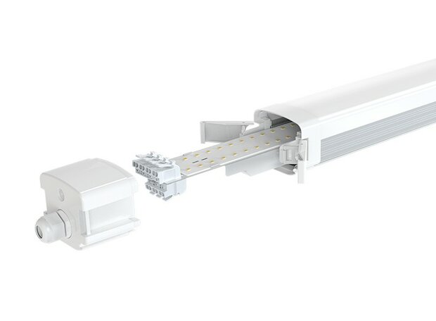 LED TRI-PROOF 150CM IP65 IK10 POWER & CCT-SWITCH 