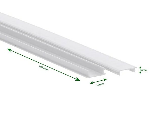 BLINDPLAAT AFDEKKING VOOR 3-FASE RAIL WIT OF ZWART