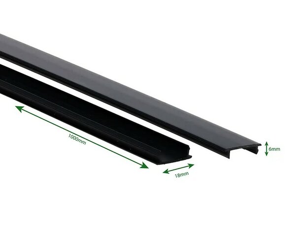 BLINDPLAAT AFDEKKING VOOR 3-FASE RAIL WIT OF ZWART