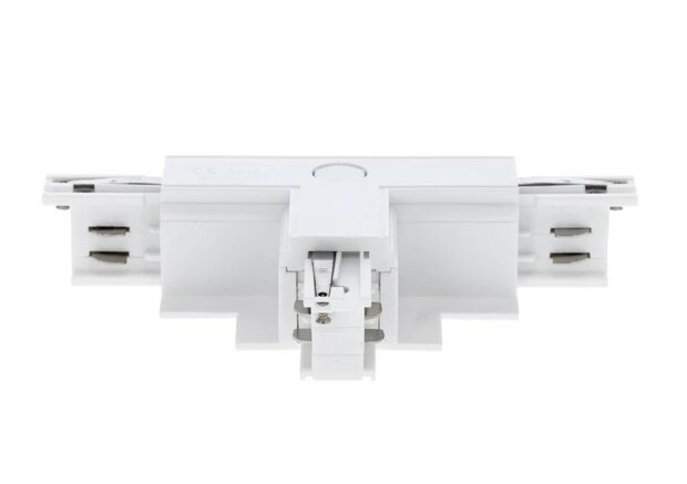 T-CONNECTOR RECHTS-1 VOOR INBOUW 3-FASE RAIL WIT OF ZWART