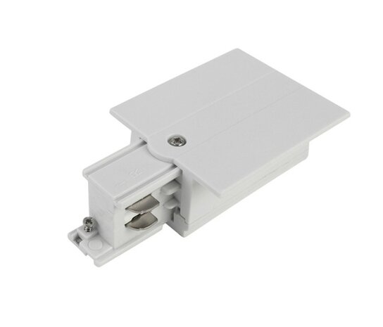 POWER CONNECTOR RECHTS VOOR INBOUW 3-FASE RAIL WIT OF ZWART