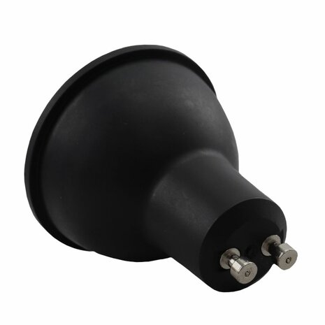 LED SPOT ZWART DIMBAAR 230V GU10 60° 3W 248LM 