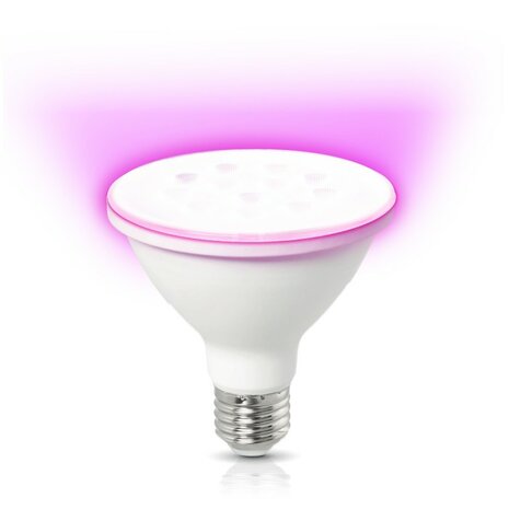 LED PLANTENLAMP PLANTY PAR30 E27 9W VOLSPECTRUM GROEILAMP