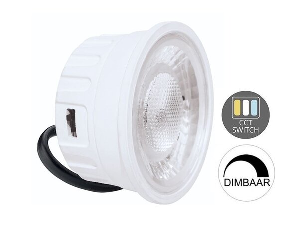 LED MODUL SLIM DIMBAAR 38° 230V 5W 420LM CCT-SWITCH 