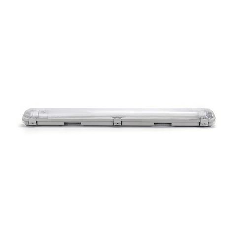 LED TL ARMATUUR IP65 DUBBEL 60CM 230V 18W 2160LM 4000K