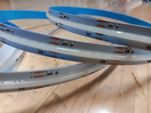 RGB+CCT COB LED STRIP 24V/DC 560LED/M. 15W/M. MULTICOLOR & 2700K-6500K 