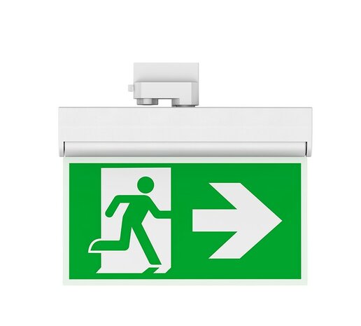 3-FASE LED NOODVERLICHTING WIT MET PICTOGRAM