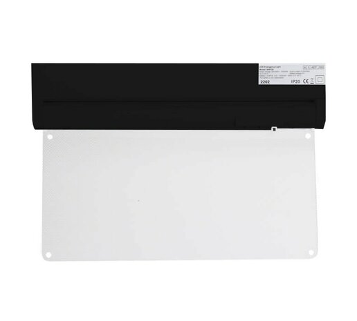 LED NOODLAMP WAND & PLAFOND ZWART 4 PICTOGRAMMEN 3,5W 150LM 
