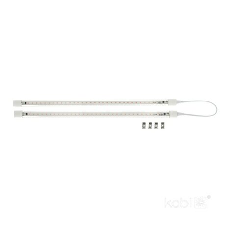 LED PLANTENLAMP GROWLY 2 X 8,5W STEKKER/TIMER & KOPPELBAAR GROEILAMP