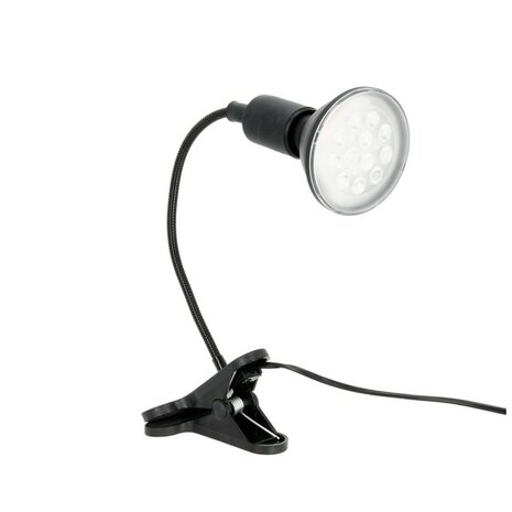 KLEMSPOT CLIPY ZWART E27 1,7M KABEL MET STEKKER/SCHAKELAAR 