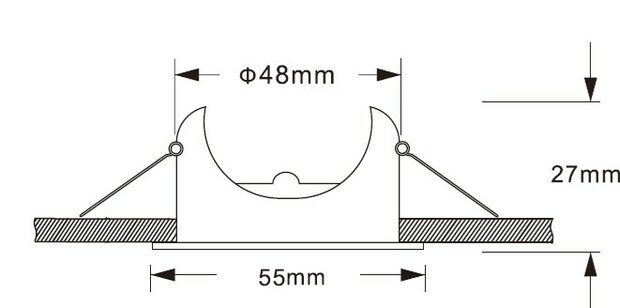 INBOUWARMATUUR ROND WIT IP20 MR11 GU11 35-MM SPOTS