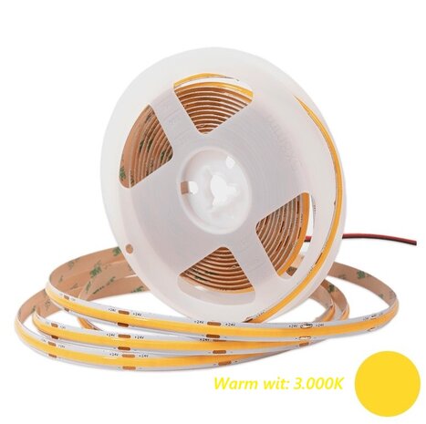 COB LED STRIP IP20 CRI-90 24V/DC 10W/M. 4 LICHTKLEUREN