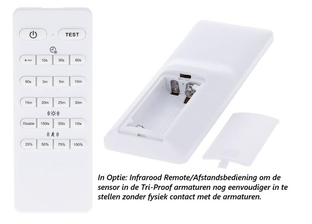 LED TRI-PROOF MET SENSOR 150CM IP65 IK10 POWER & CCT-SWITCH 