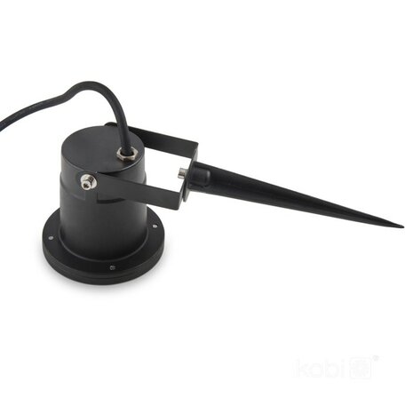 TUINSPOT MET GRONDPIN ALUMINIUM/GLAS IP65 230V GU10