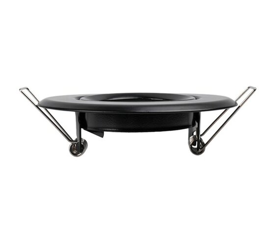 INBOUWARMATUUR ECO Ø90-MM ZWART METAAL GU10/MR16