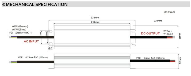 LED TRANSFORMATOR IP67 24V/DC 200-WATT 8,30A
