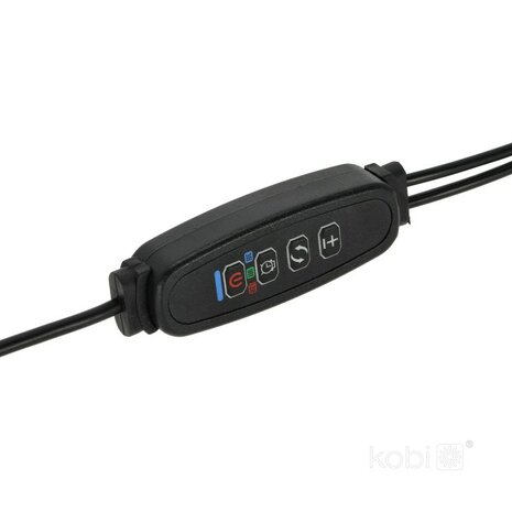 LED KWEEKLAMP VITARO-RING 2 MET TIMER/DIMMER